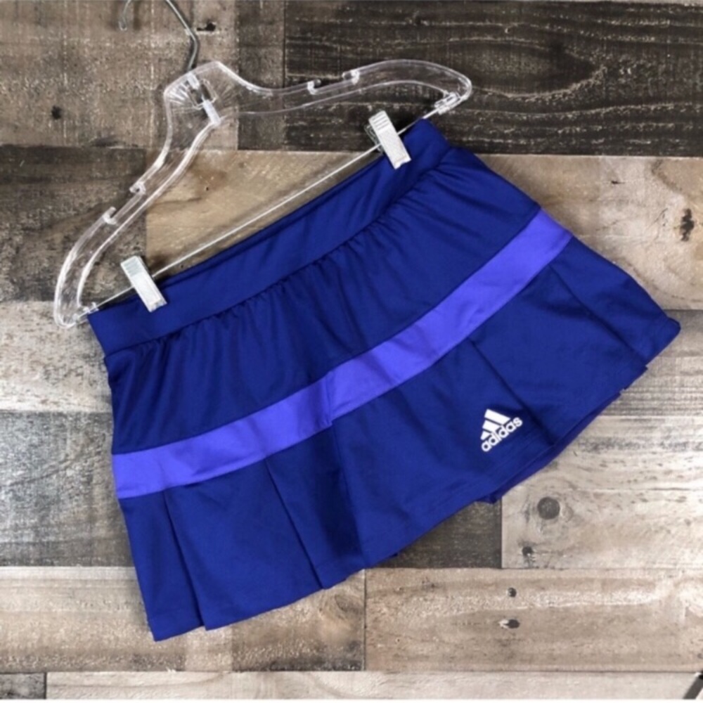 Adidas Purple Athletic Pleated Skort Small